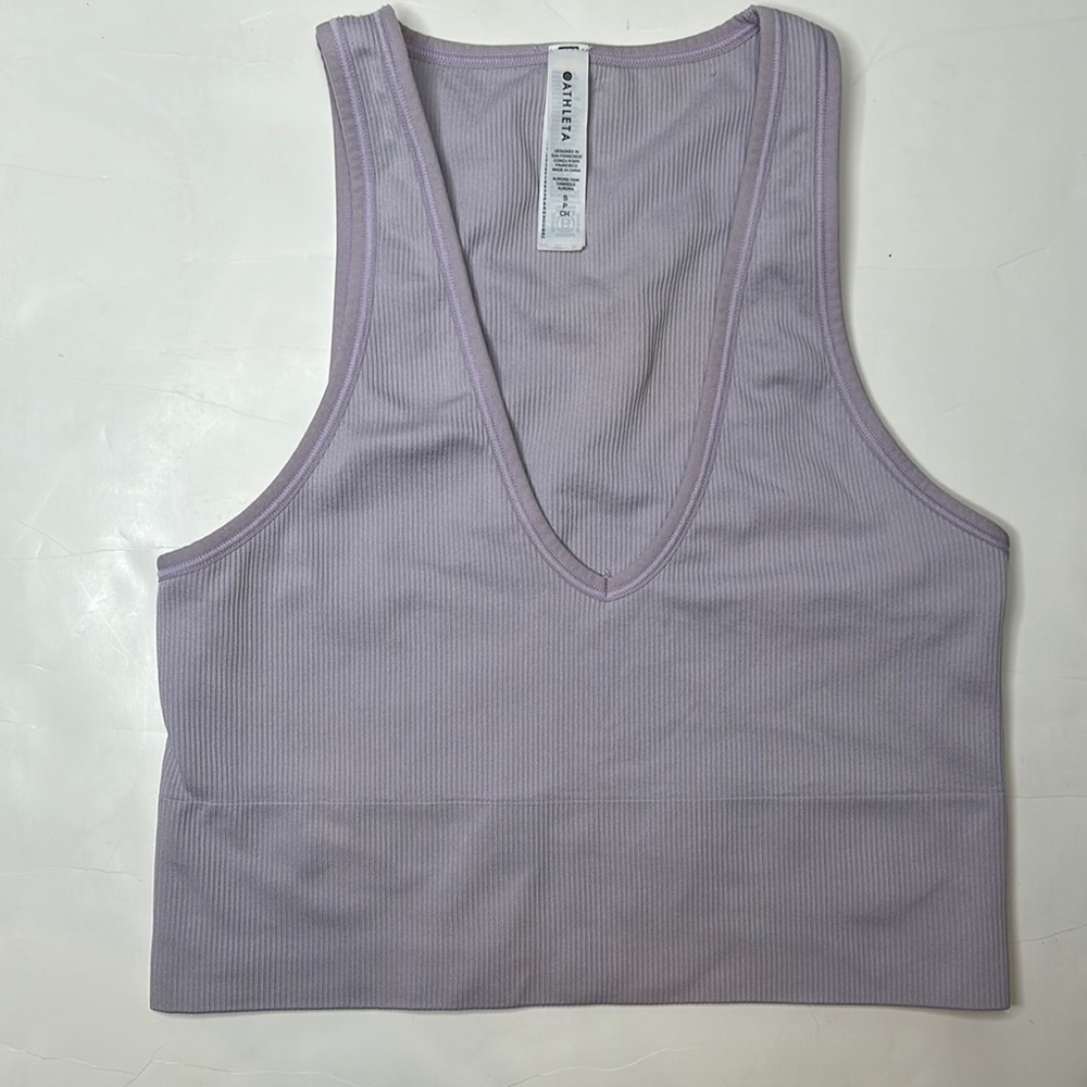 Athleta Ribbed Tank Top